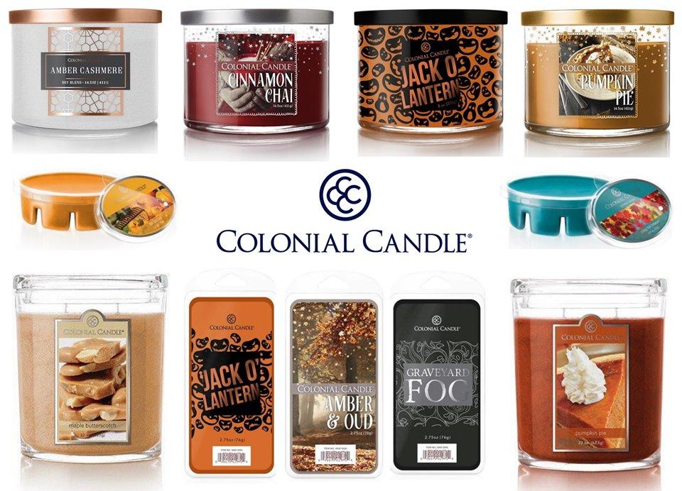 Bougies parfumées Colonial Candle automne halloween 2019